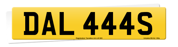 Registration number DAL 444S